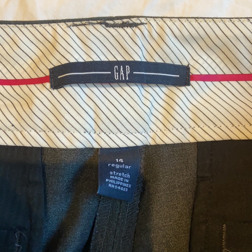 Gap grey trouser slack pants size 10 good condition - Picture 3 of 5